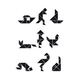 Tangram Plastica Trasparente - Set 4 Tangram - 28 Pezzi