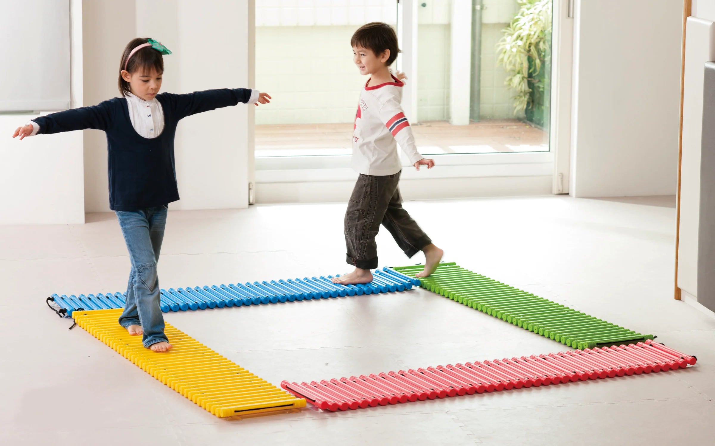 Tappetto A Pioli Cm. 148X30X3 H - Set 4 Pezzi