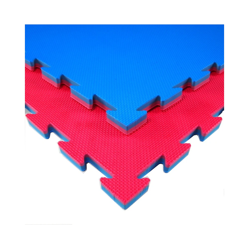 Mattonella Eva Bicolore Cm. 100X100X2,5 - Rosso/Blu