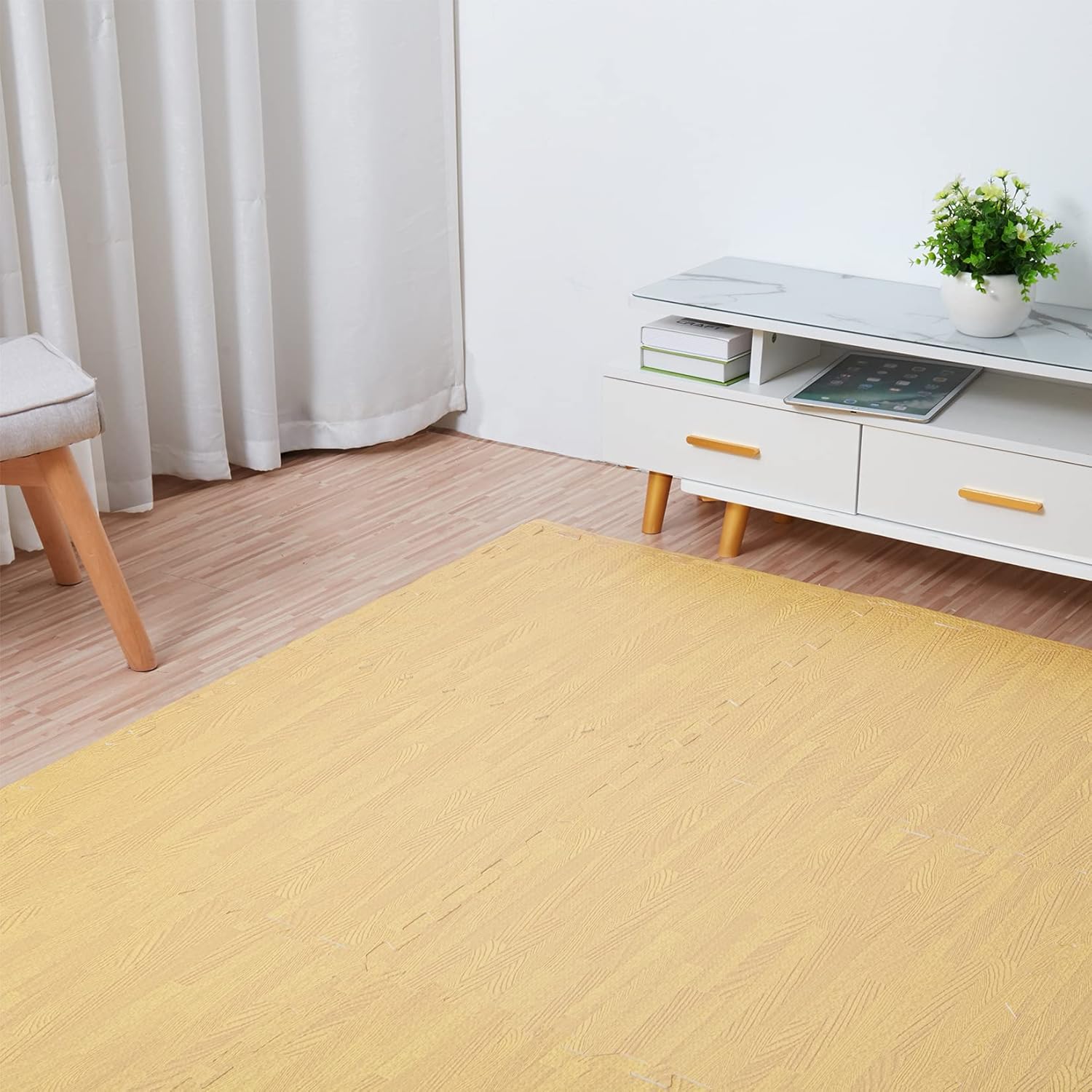 Mattonelle Eva Legno Cm. 60X60 - Confezione 4 Pezzi