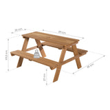 Tavolo Picnic Con Panche
