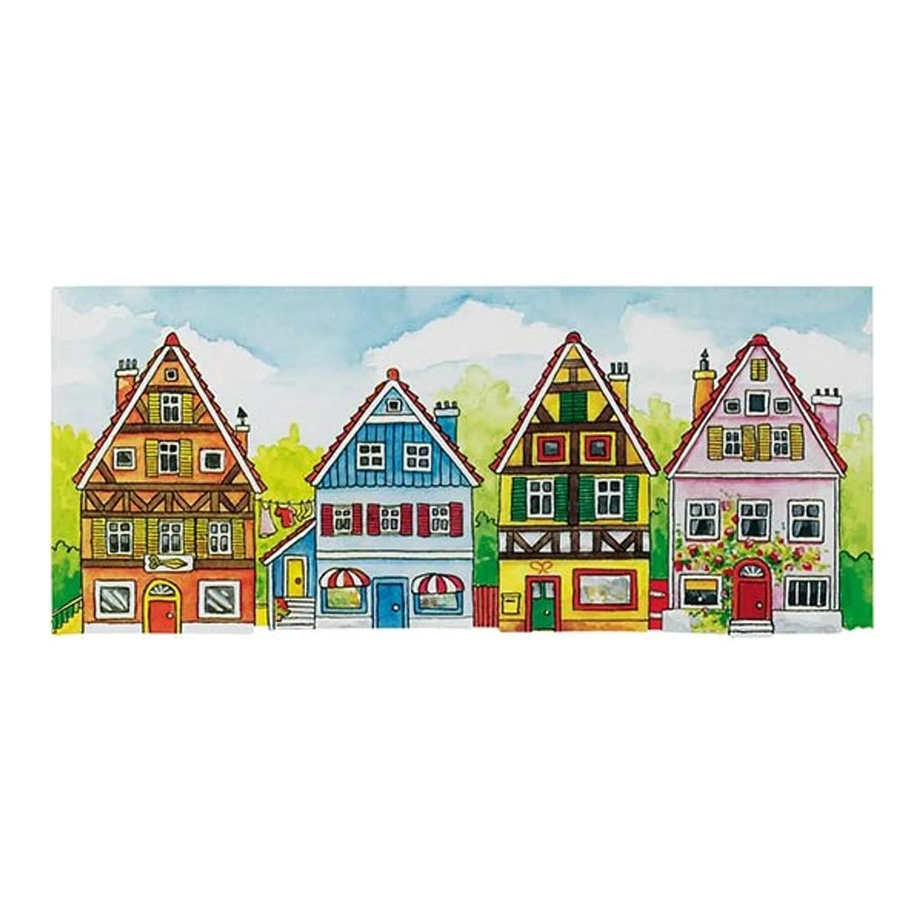 Teatro Burattini Cm. 28X20X25 Legno - 5 Scenari Interscambiabili