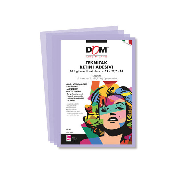 TEKNITAK - CONF.10 FOGLI CM.21X29,7 - VERDE PASTEL Immagine principale del prodotto