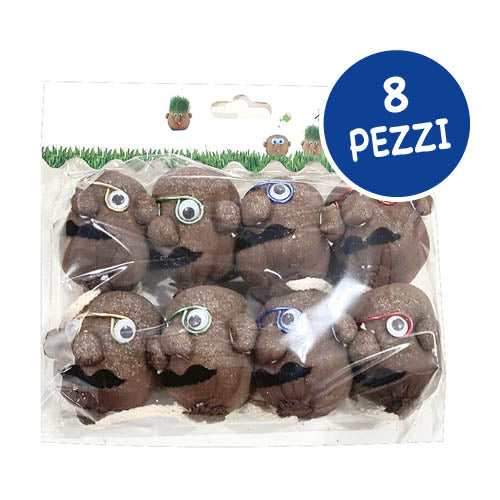 Testoline Della Natura - Set 8 Pezzi Senza Vasetti