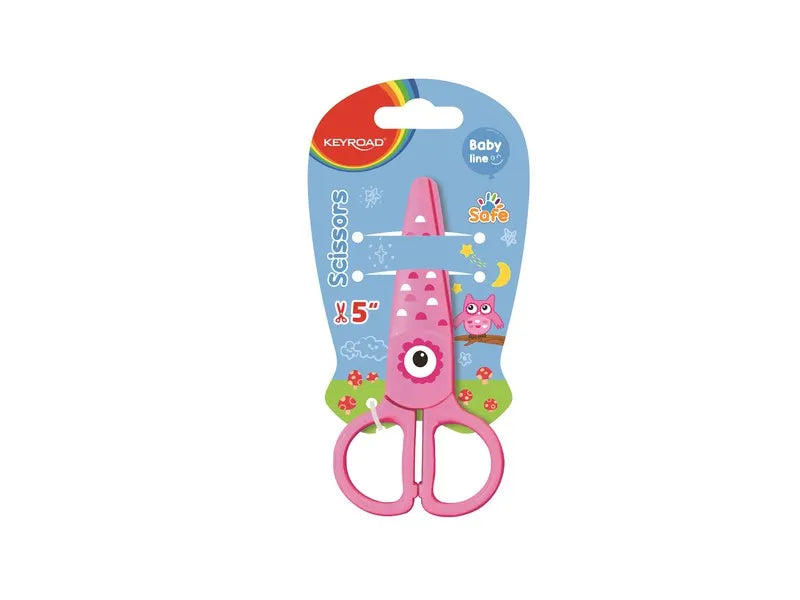 FORBICI SICUREZZA PER BAMBINI CM. 12,5 STAMPA ANIM