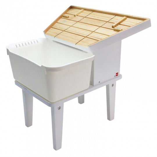 TINOZZA CON ASSE PER LAVARE 40X40XH.60
