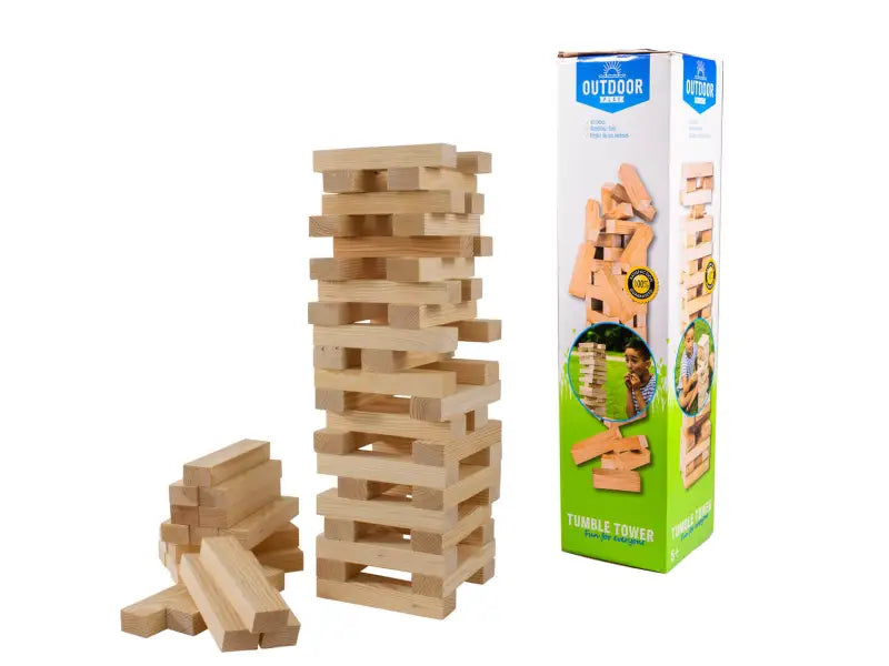 Torre Equilibrio In Legno 60 Pezzi