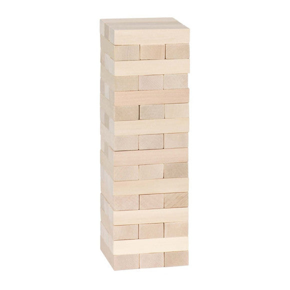 Gioco Equilibrio Torre In Legno Naturale