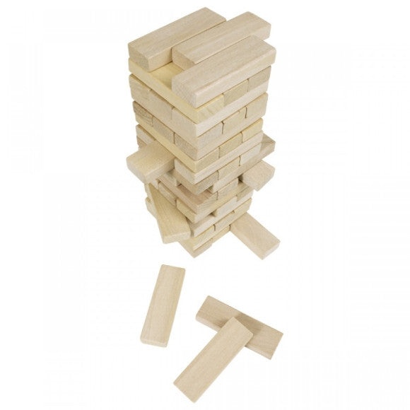 Gioco Equilibrio Torre In Legno Naturale