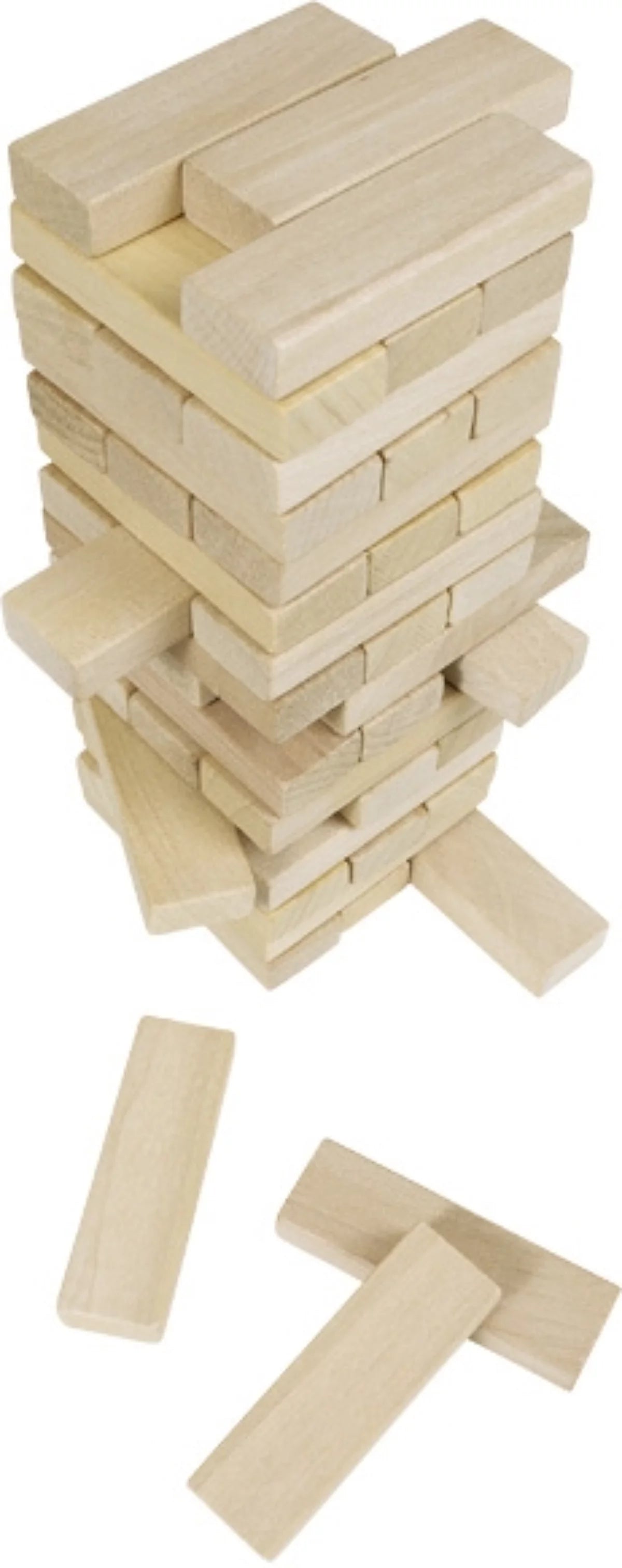 Gioco Equilibrio Torre In Legno Naturale