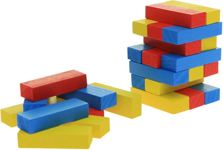Gioco Equilibrio Torre In Legno Colorato