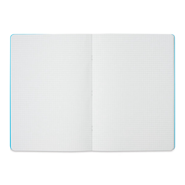 QUADERNO ECOQUA A4 GR.90 5MM TURCHESE