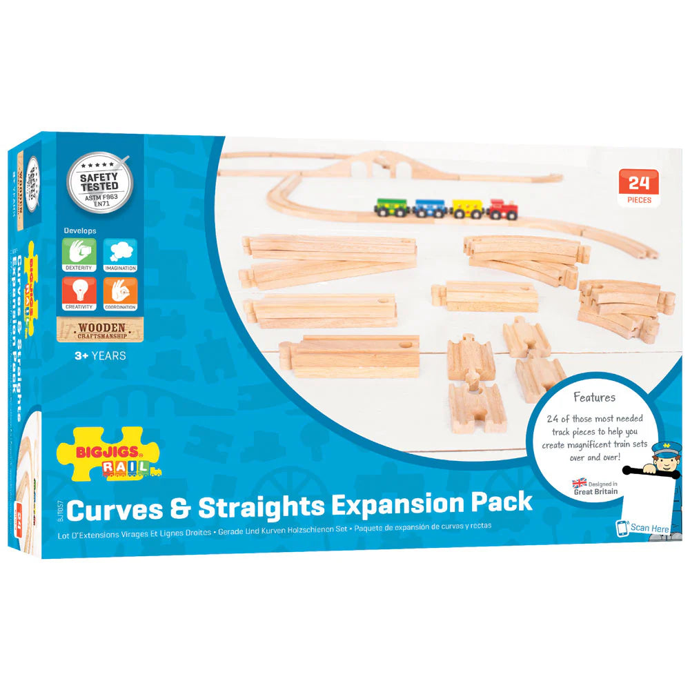 Treno-Go - Set Rettilinei E Curve Assortiti