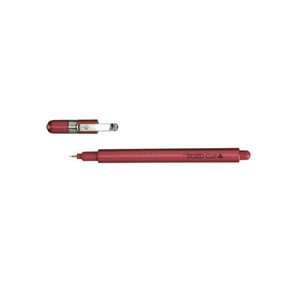PENNE FELTRO TRATTO CLIP ROSSO