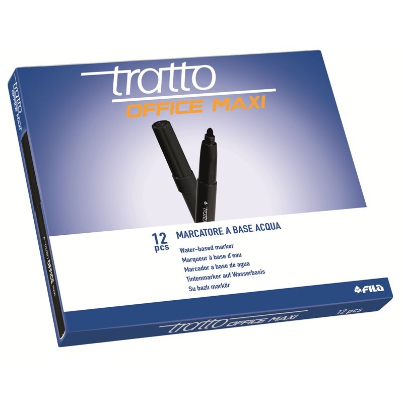 PENNARELLO INDELEBILE TRATTO OFFICE MAXI NERO