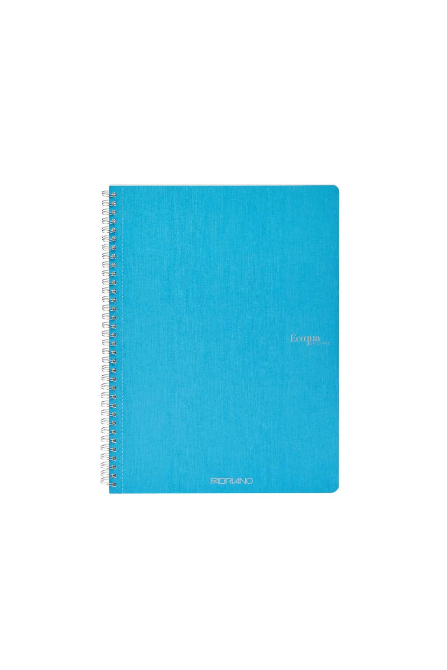 QUADERNO C/SPIRALE A4 ECOQUA QUADRETT. 0.5MM TURCHESE