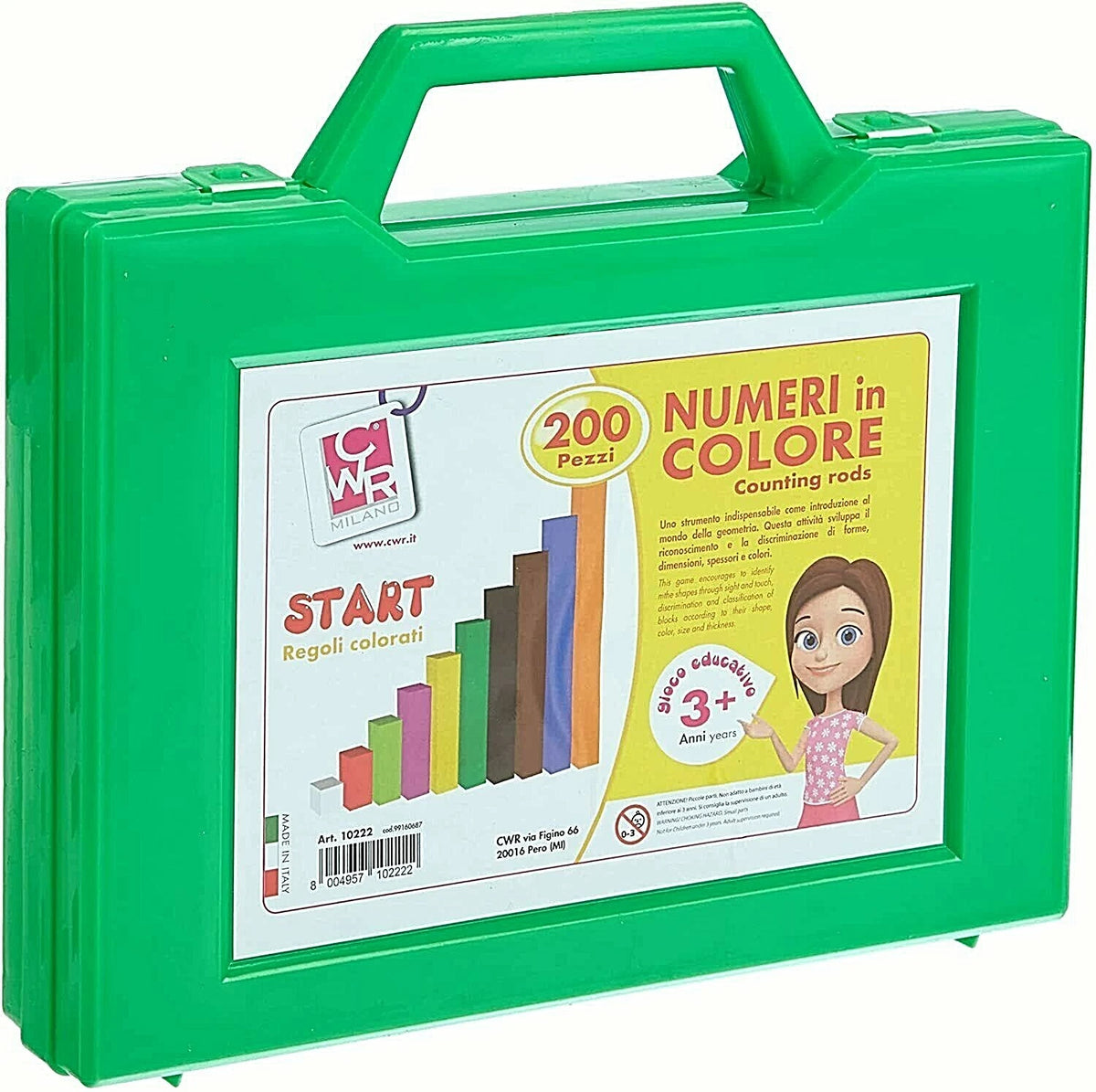 NUMERI IN COLORE START- VALIGETTA 200 PZ.