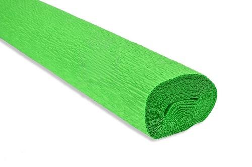 CARTA CRESPA - ROTOLO CM.50X250 - VERDE FLUO Immagine secondaria del prodotto