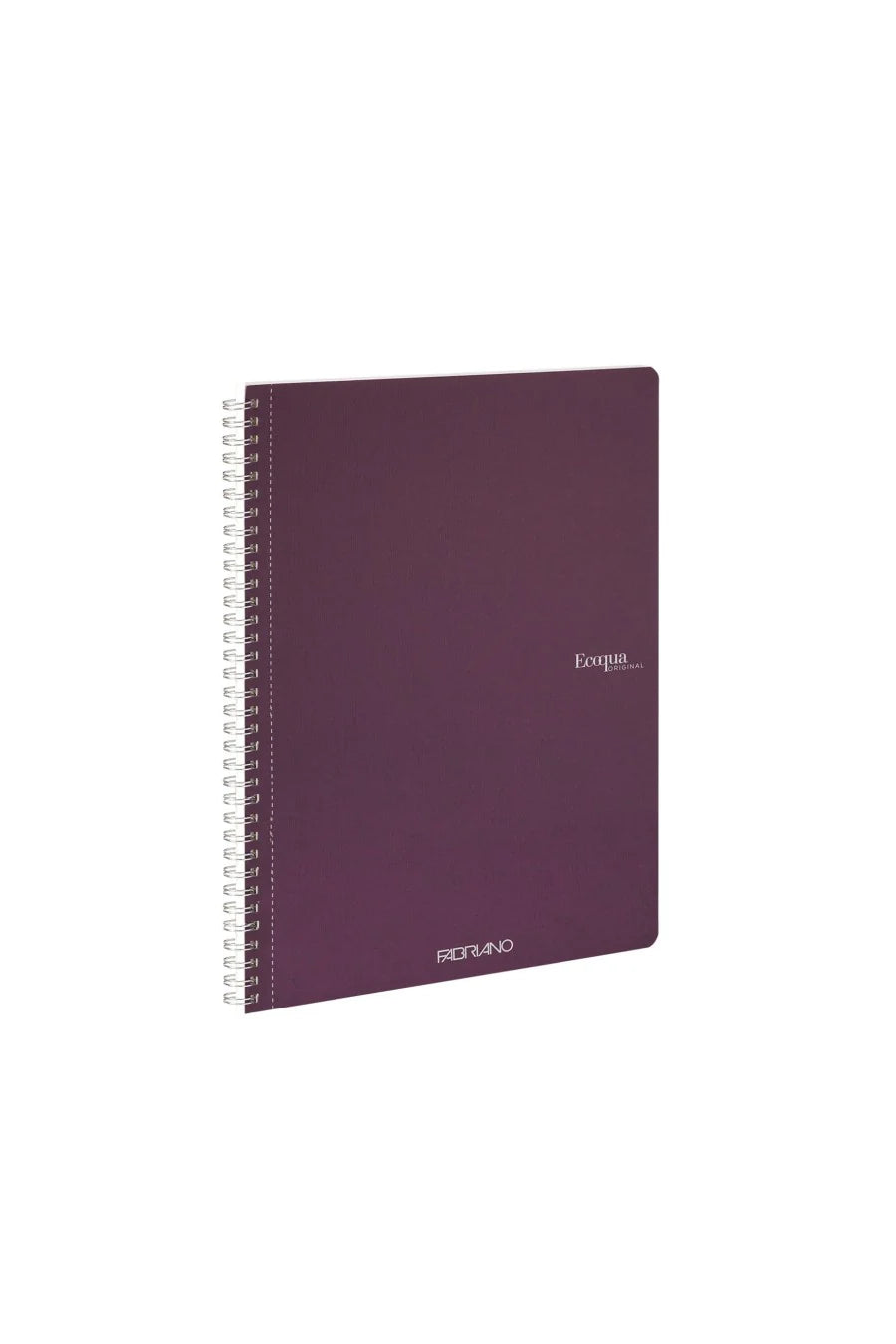QUADERNO C/SPIRALE A4 ECOQUA QUADRETT. 0.5MM VINO
