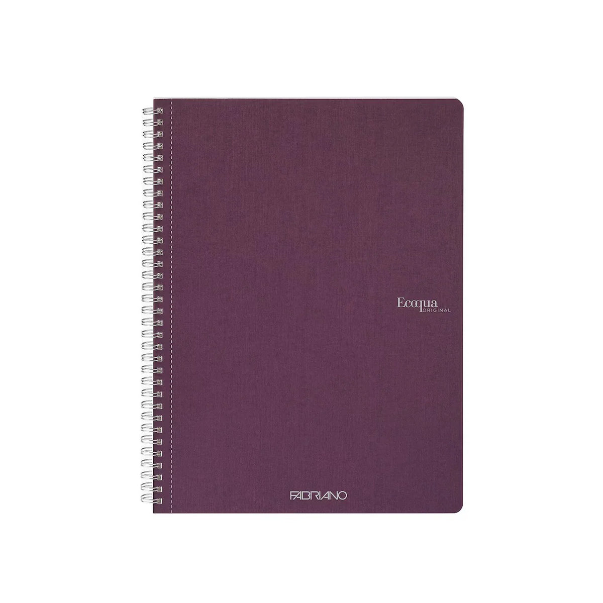 QUADERNO C/SPIRALE ECOQUA A5 1RIG CARTONATO VINO