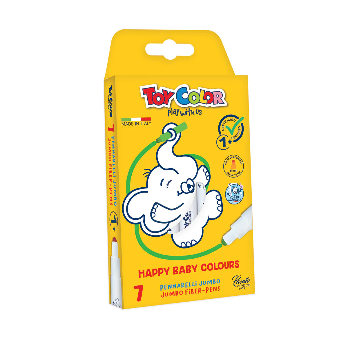 PENNARELLI BABY + 1 ANNO TOY COLOR 7 COLORI Immagine principale del prodotto