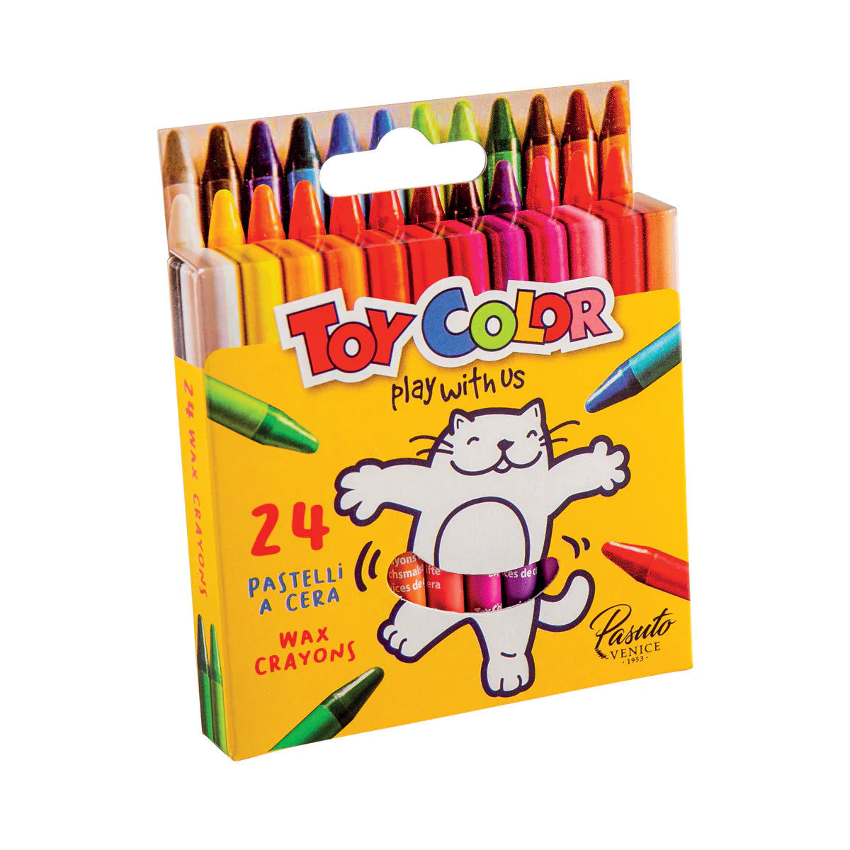 PASTELLI CERA JUNIOR TOYCOLOR 24 COL