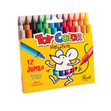 PASTELLI CERA MAXI TOYCOLOR 12 COL