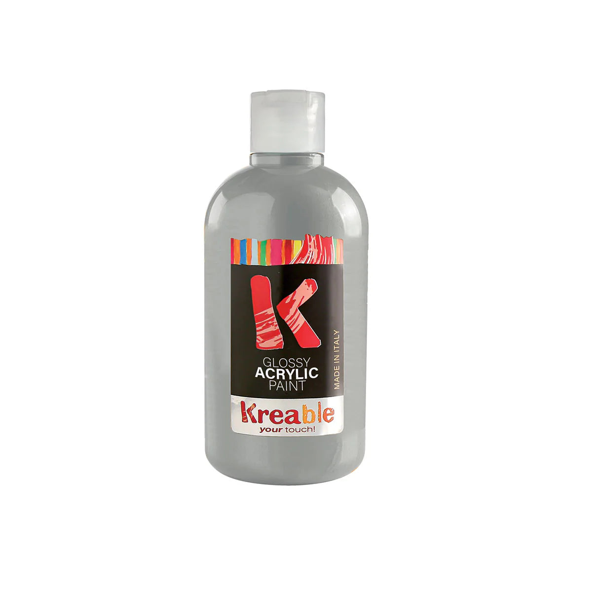TEMPERA ACRILICA KREABLE ML. 500 ARGENTO