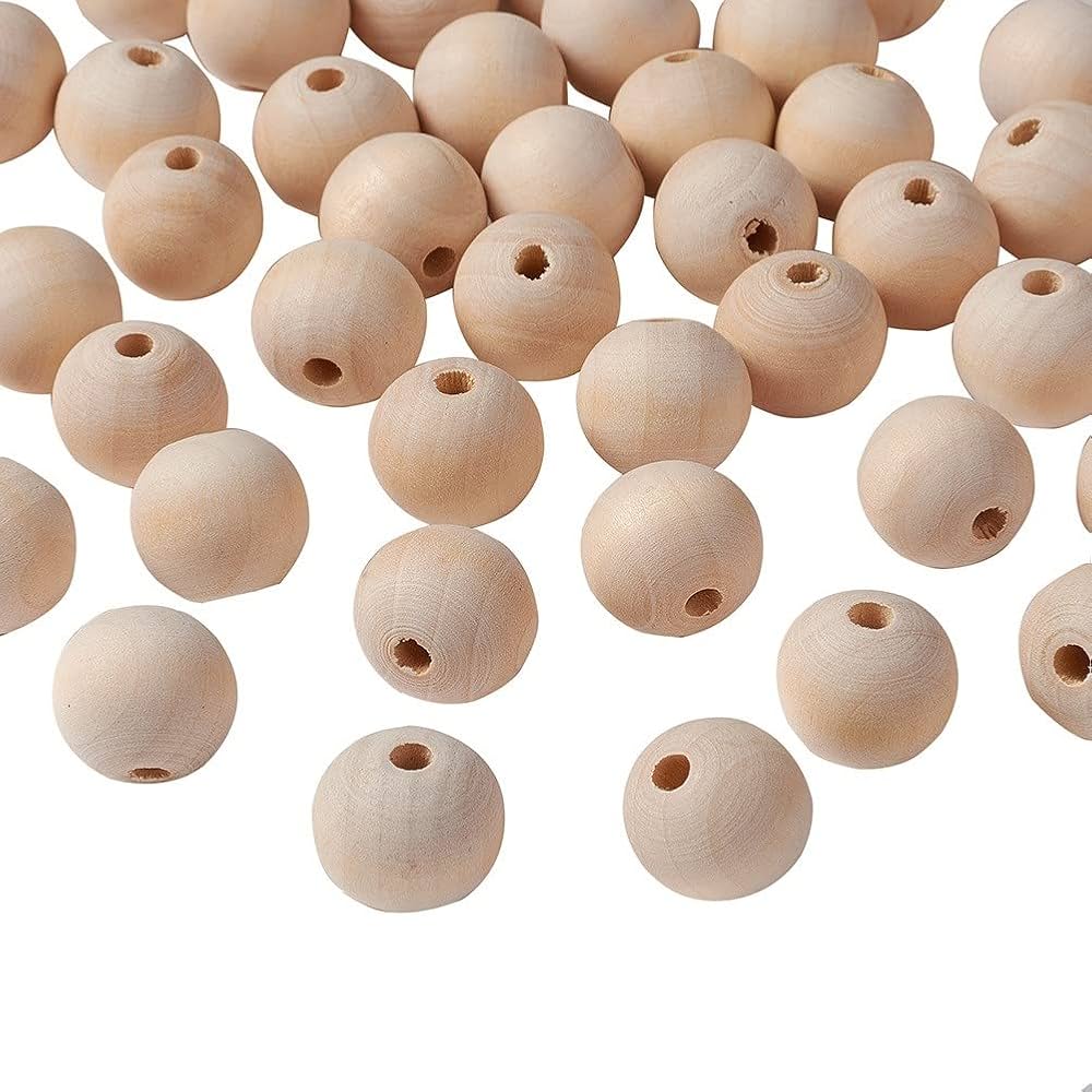 SFERE IN LEGNO DIAM.10 MM. - BUSTA 35 PEZZI