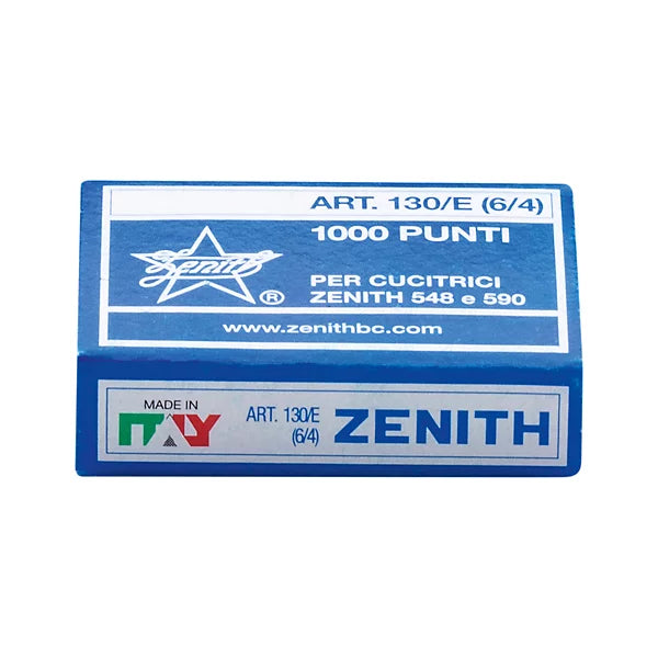 PUNTI CUCITRICE MM.6 ZENITH\130 PZ. 1000 PASSO 6/4