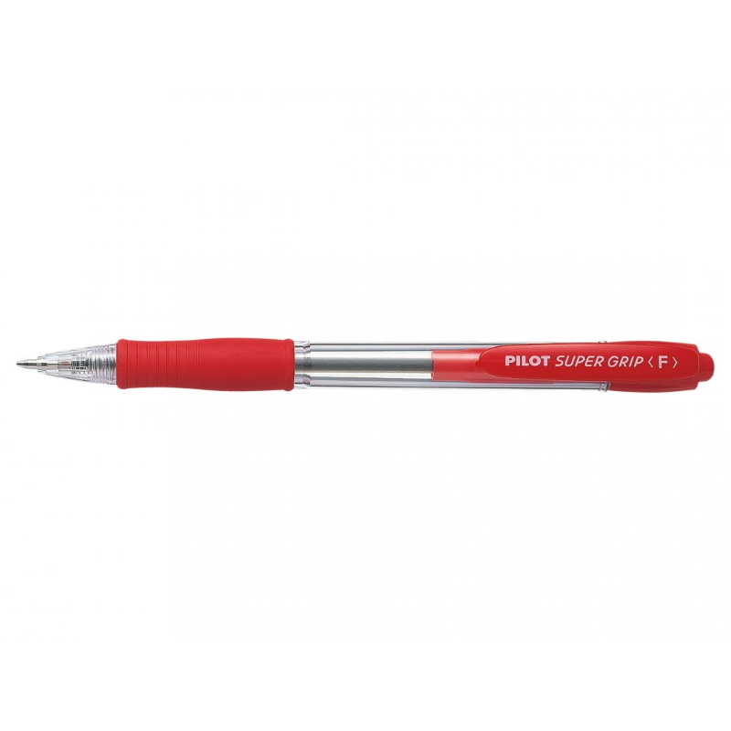 PENNA SFERA PILOT SCATTO SUPER GRIP F 0.7  ROSSO