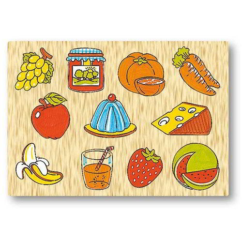 PUZZLE LEGNO - ALIMENTI