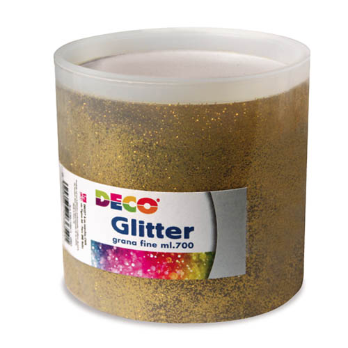 BRILLANTINI GLITTER GRANA FINE ORO ML.700