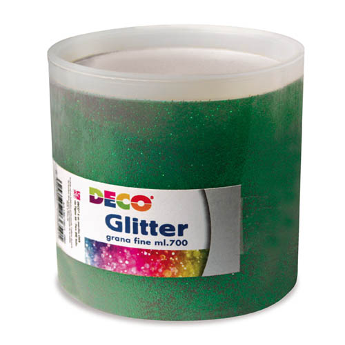 BRILLANTINI GLITTER GRANA FINE VERDE ML.700