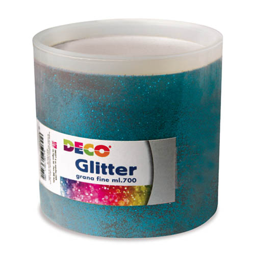 BRILLANTINI GLITTER GRANA FINE TURCHESE ML.700