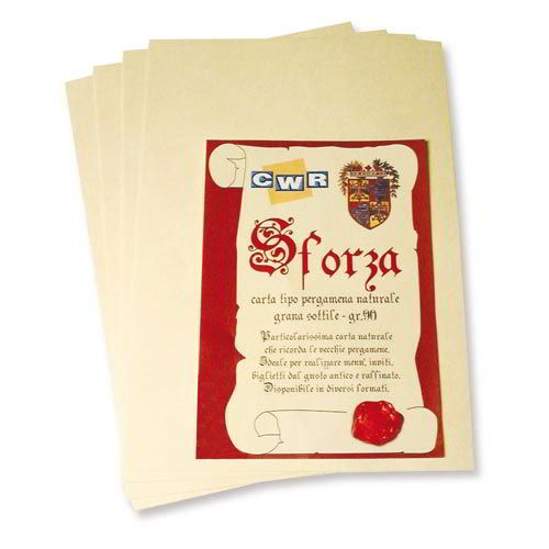 CARTA SFORZA GR.90 CONF. 12 FG. - CM.42X29,7