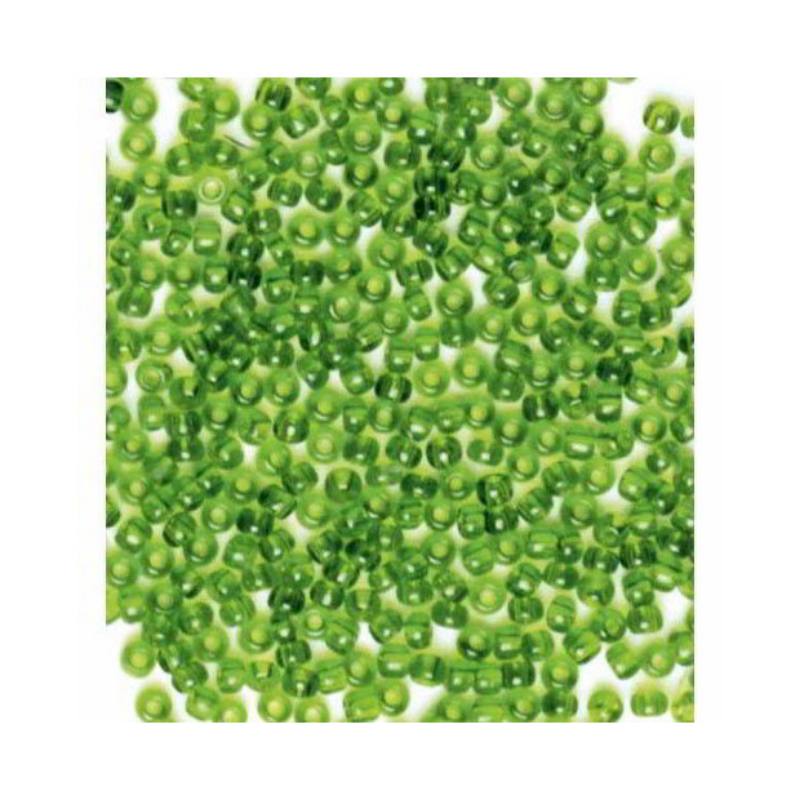 PERLE VETRO 6/0 - SCATOLINA GR. 30 - VERDE