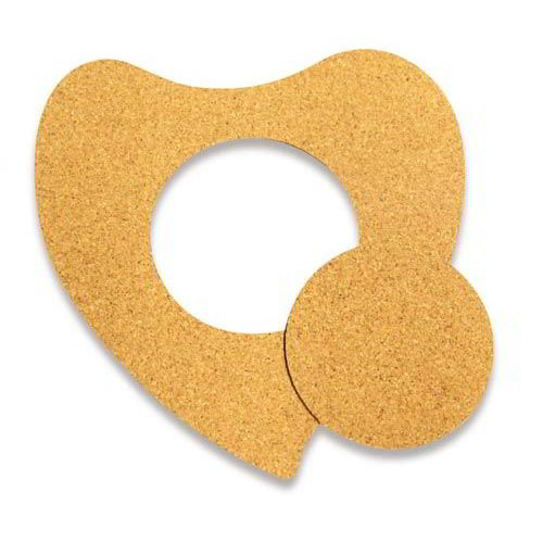 CUORI IN SUGHERO CM.14X14 - CONF.6 PZ.