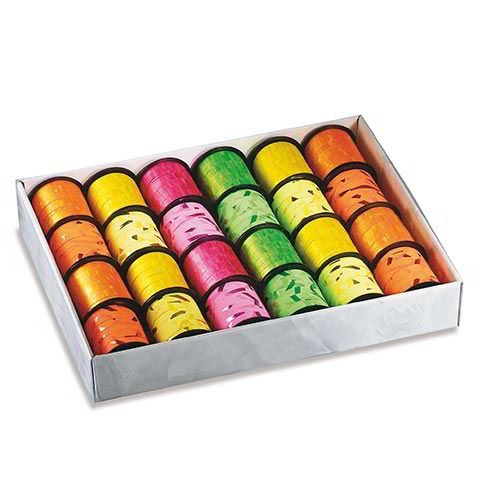 NASTRO REGALO MT.10X10MM - CONF. 24 PZ. - COL. ASS.
