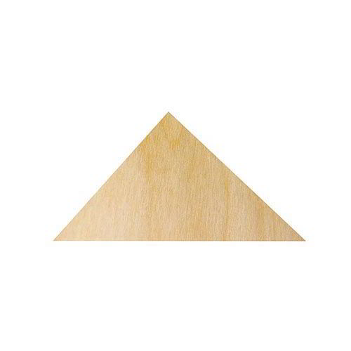 TRIANGOLO IN LEGNO CM.25X25