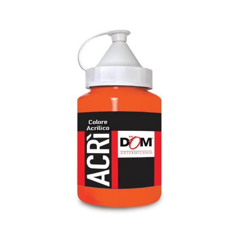 COLORE ACRILICO - FLACONE ML.250 - ARANCIO BRILLANTE
