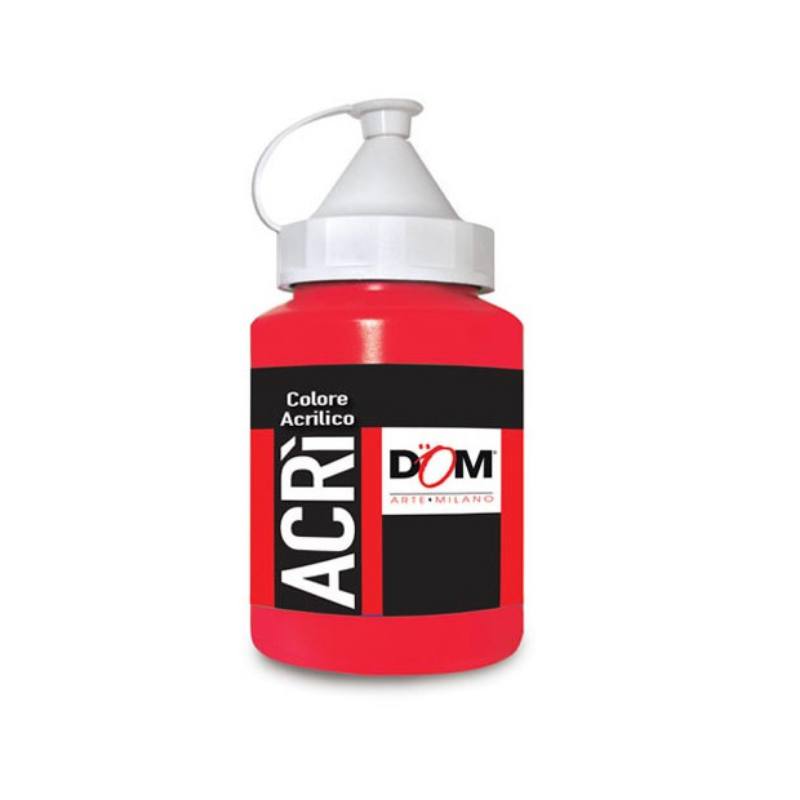 COLORE ACRILICO - FLACONE ML.250 - VERMIGLIONE