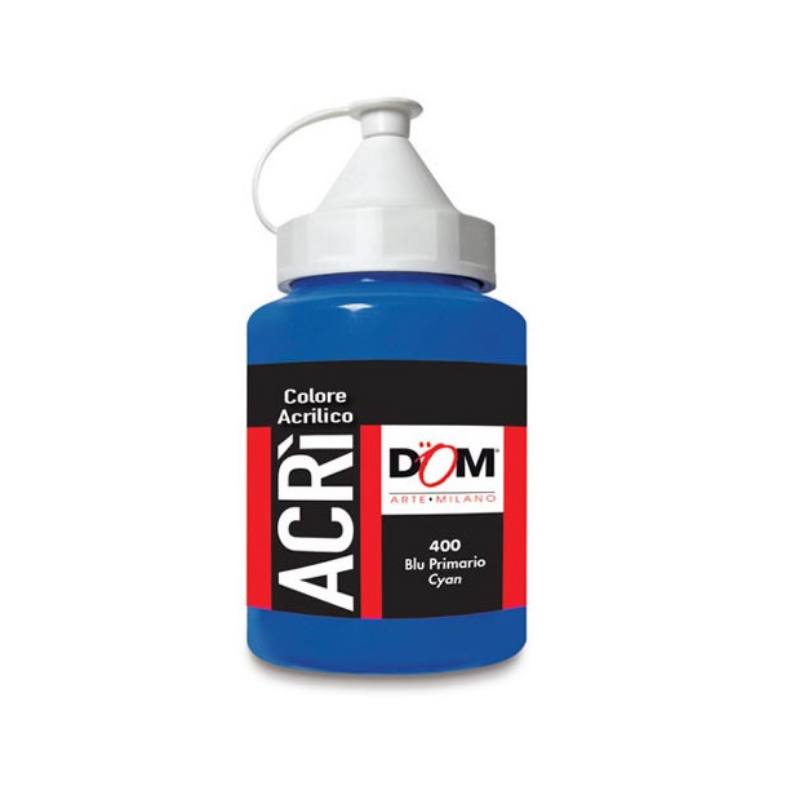 COLORE ACRILICO - FLACONE ML.250 - BLU PRIMARIO CYAN