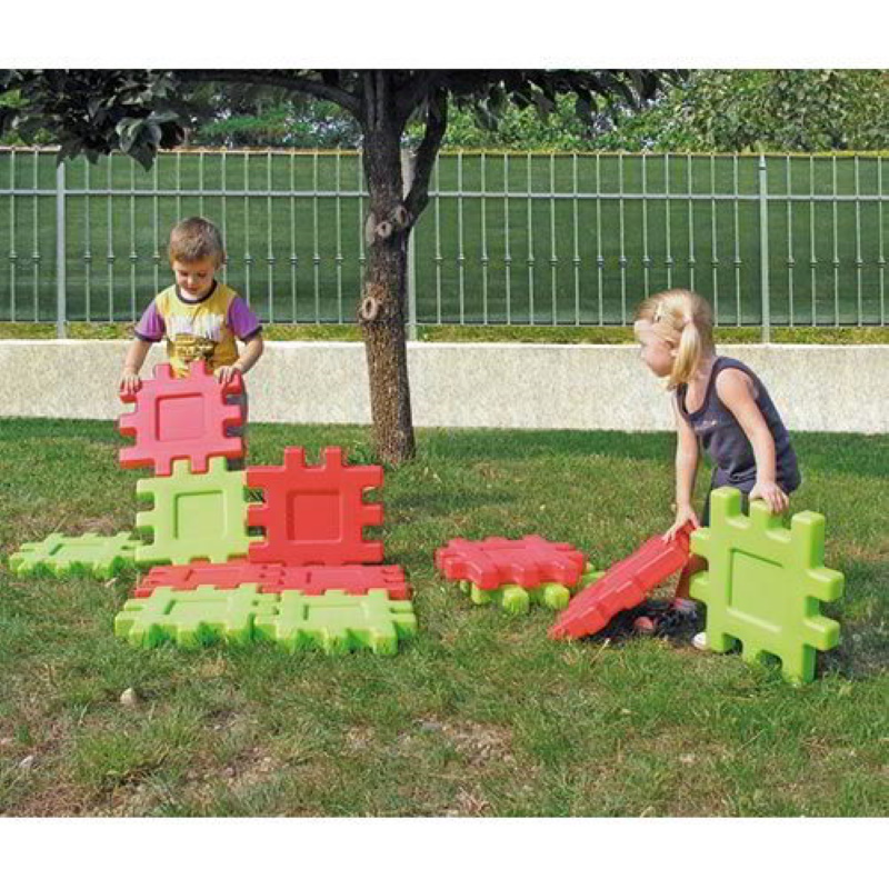 GIOCO INCASTRO DAI GRANDI DENTI - SET 12 PZ.