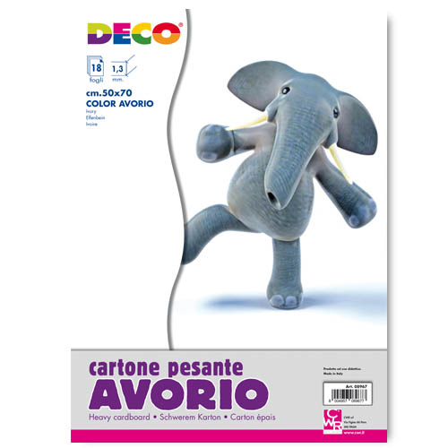 CARTONE PESANTE AVORIO/AVORIO SPESS. 1,3 - CM.50X70
