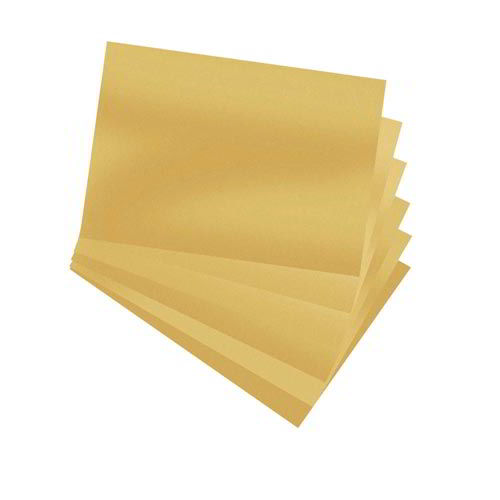 CARTONE SATINATO ORO GR.340 - CONF.10 FG. CM.23X33