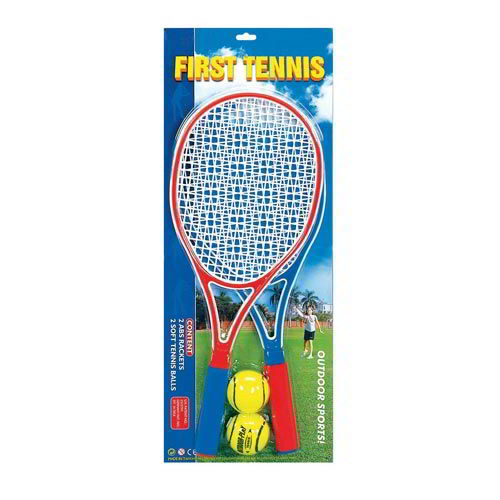 TENNIS SET - 2 RACCHETTE + 2 PALLINE