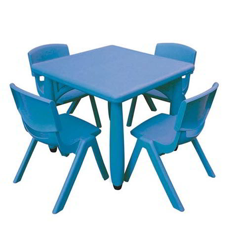 TAVOLO QUADRATO SERIE ELITE CM.62X62X48H COLORE BLU