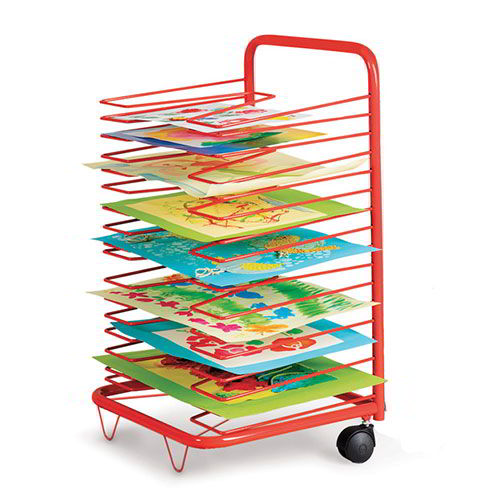CARRELLO ASCIUGADISEGNI - 17 RIPIANI - CM.44,5X35,5X71H