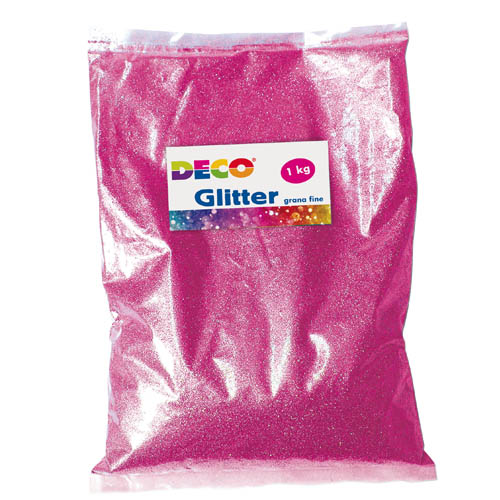 BRILLANTINI GLITTER - BUSTA KG.1 - FUXIA